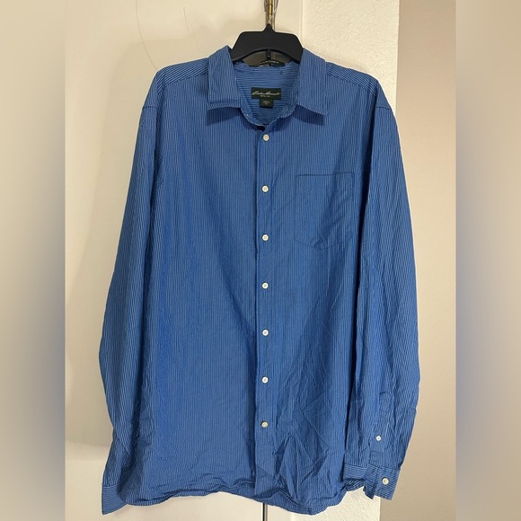 Eddie Bauer Other - Eddie Bauer Shirt Mens XL Blue Long Sleeve Button Up